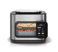 Ninja Combi All-in-One Multicooker, Oven, & Air Fryer, Complete Meals in 15 Mins, 14-in-1 Functions, Combi Cooker + Air Fry, Bake, Roast, Slow Cook and More, 3 Accessories, Stainless Steel, SFP701