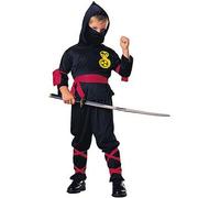 HAUNTED HOUSE BLACK NINJA - CHILDRENS - L