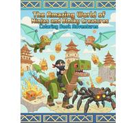 NINJA CRAFT: The Fantastic World of Ninjas and Cubic Creatures: A Cool Coloring Book for Kids Ages 4-10