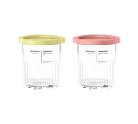 Ninja Creami Deluxe Ice Cream Tubs, 2 Pack, Compatible with Creami Deluxe Ice Cream Maker, Genuine Ninja Accessory, BPA-Free, Dishwasher Safe, Colour