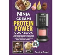 Ninja CREAMi Protein Power Cookbook:: 1,500 Days of Delectable, Protein-Packed Frozen Delights Including Ice Cream, Gelato, Sorbet, Milkshakes, and Smoothies to Boost Your Fitness Journey.
