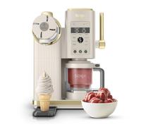 Ninja CREAMi Scoop and Swirl Ice Cream Machine with 2x Tubs, 13 Functions, Makes Ice Cream, Soft Serve, Gelato, Sorbet, Milkshakes and More, Mix-In Option, Stone Gold, NC701UKSTGD