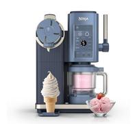 Ninja CREAMi Scoop and Swirl Soft Serve and Ice Cream Maker with 2x Tubs, 13 Functions, Makes Ice Cream, Soft Serve, Gelato, Sorbet, Milkshakes and More, Mix-In Option, Navy NC701UKBL
