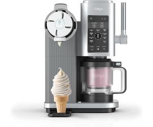 Ninja CREAMi Scoop and Swirl Soft Serve and Ice Cream Maker with 2x Tubs,