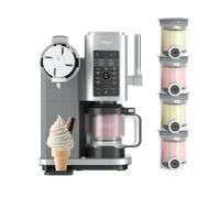 Ninja CREAMi Scoop & Swirl (4 Tub Bundle) in Platinum Silver | NC7002TUB | by SharkNinja
