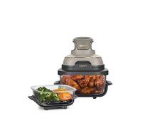 Ninja Crispi 4-In-1 Portable Glass Air Fryer - Stone Fn101Ukst Grey