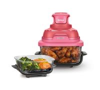 Ninja CRISPi 4-in-1 Portable Small Glass Air Fryer - Cherry Crush FN101UKDR
