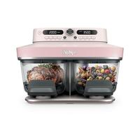 Ninja Crispi DualZone 6-in-1 Glass Air Fryer | With Non-toxic Containers & Lids, 2 4Qt Containers & Lids | Microwave, Freezer and Dishwasher Safe | Max Temperature 232°C