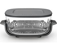 Ninja CRISPi TempWare 3.8L Glass Container with Snap-Lock Lid for Air Fryer Safe and Thermal Shock Resistant Prep, Cook and Store Food, BPA Free Lid XSKLIDPLTEUUK
