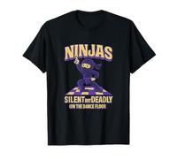 Ninja Dance Floor Humor Martial Arts Boxing Graphic Print: T-Shirt