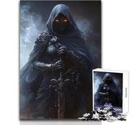 Ninja Dark Knight Assassin Adult Jigsaw Puzzles1000 Pieces Fun Brain Training Learning Game Great Unique Surprise Present Size 50x75cm