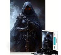 Ninja Dark Knight Assassin Jigsaw Puzzles for Adults 1000 Piece Mind Puzzle Slow Enjoy Image Assembly Perfect Present (50x75cm)