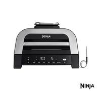 Ninja Dg551Uk 6-In-1 Max Grill & Air Fryer, Smart Cook System, Digital Temperature Probe, 3.8L Capacity, Indoor Grill, Grey