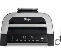 NINJA DG551UK 6-in-1 MAX Indoor Grill & Air Fryer - Grey & Silver, Silver/Grey