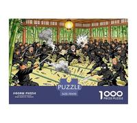 Ninja Dojo Secret Training Wooden Jigsaw Puzzle Waterproof 1000 Piece Puzzles for Adults Gifts Challenging And Brainteasing Educational Games
