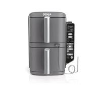 Ninja Double Stack 9.5L Air Fryer Sl451Uk 2-Drawer Xl Air Fryer With Smart Cook Probe, 6 Functions, Racks & Energy-Saving Design