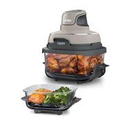 Ninja Double Stack XL 9.5L 2-Drawer Air Fryer, 6 Functions, Stone Gold | 4 cooking levels (2 Drawers and 2 Racks), Space Saving Design, Make up to 8 portions, 6 cooking Functions, SL451UKSD