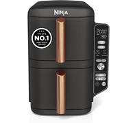 Ninja Double Stack XL 9.5L Air Fryer SL400UKCP In Black/Copper Free Delivery