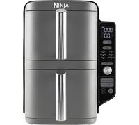 Ninja SL400UK Double Stack XL 2-Drawer 9.5L Air Fryer, Grey