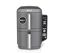 Ninja Double Stack XL Air Fryer, Vertical Dual Drawer AirFryer with 4 cooking levels, 2 Drawers and 2 Racks, Space Saving Design, 9.5L Capacity, 6 Co
