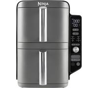 Ninja SL400UK Double Stack XL 2-Drawer 9.5L Air Fryer, Grey
