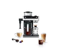 Ninja Prestige 2-in-1 Filter Coffee and Pod Capsule Machine with Built-in Milk Frother, Make Lattes, Iced Coffee and Flat Whites, Black CFN802UK