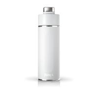 Ninja DW2401WH Thirsti 24oz Travel Water Bottle For Carbonated Sparkling Drinks Colder and Fizzier Longer Leak Proof 24 Hrs
