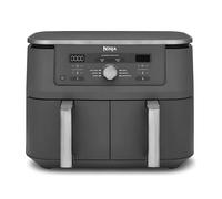 Ninja DZ400UK Dual Zone 6-in-1 9.5L Air Fryer 2 Twin Baskets Healthy Crispy Cooking Grey