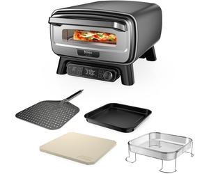 Ninja Electric Outdoor Pizza Oven & Air Fryer, Grey - MO201UK