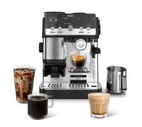 Ninja ES301UK Luxe Café Mini 2-in-1 Espresso and Filter Coffee Machine with Built in Bean Grinder & Manual Milk Frother