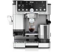Ninja Luxe Pro 3-in-1 Coffee Machine, Latte, Cappuccino, Cold Brew & Espresso Maker With Built in Bean Grinder & Milk Frother, Easy to Use, 5 Automated Froth Presets, Silver, ES701UK