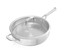 Ninja EverClad Stainless Steel 26cm Saute Pan, Suitable for All hob Types Including Induction, Oven Safe to 300°C, Full Induction Base, C90126EUI