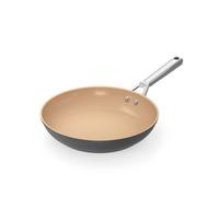 Ninja Extended Life 28cm Ceramic Frying Pan, Terracotta & Grey CW90028EUI | Non-Stick (No PFAS, PFOA, Lead or Cadmium), Induction Compatible, Oven Safe Up to 285°C.