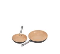 Ninja Extended Life 2 Piece Ceramic Pan Set - Grey - Wilko