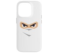 Ninja Eyes & Face in the Light Halloween Party Costume Case for iPhone 14 Pro