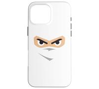 Ninja Eyes & Face in the Light Halloween Party Costume Case for iPhone 16 Pro Max