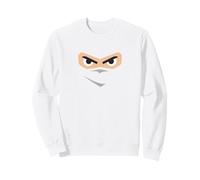 Ninja Eyes & Face in the Light Halloween Party Costume Sweatshirt