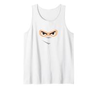 Ninja Eyes & Face in The Light Halloween Party Costume Tank Top