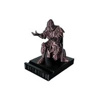 Ninja Figurine Pen Holder for Desk, 3D Printed PVC Statue Decor for Home Office, Ninja Warrior Ornament, Collectible Model for Anime Fans(Copper Base)