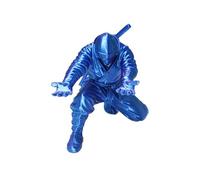 Ninja Figurine Pen Holder for Desk, 3D Printed PVC Statue Decor for Home Office, Ninja Warrior Ornament, Collectible Model for Anime Fans(Blue)