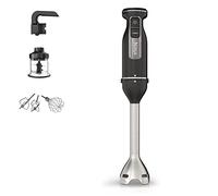 Ninja Foodi 3-in-1 Hand Blender, Hand Mixer & Chopper, Black CI100UK | Food Processor with 3 Attachments, 850W Powerbase, Immersion Blender, 5 Mixing Speeds and 2 Blending Speeds, 1.5m Cord.