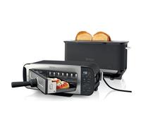 Ninja ST200UK Ninja Foodi 3-In-1Toaster, Grill and Panini Press - Black