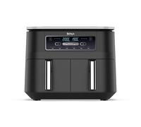 Ninja Foodi Dual Zone Digital Air Fryer, 2 Drawers, 7.6L, 6-in-1, Uses No Oil, Air Fry, Max Crisp, Roast, Bake, Reheat, Dehydrate, Cooks 4-6 Portions,