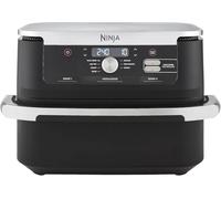 Ninja Foodi FlexDrawer 10.4L Oil-Free Fryer, 7 Modes, Roast, Bake, Non-Oil Frying, Crispy, Warm, Dehydrate, Rise, XL, Savings, DualZone Black/Copper OL750EUDBCP
