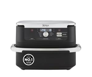 Ninja Foodi FlexDrawer Air Fryer, Dual Zone with Removable Divider, Large 10.4L Drawer, 7-in-1, Air-Fryer Uses No Oil, Air Fry, Roast, Bake, Max Crisp, Non-Stick Dishwasher Safe Parts, Black AF500UK