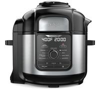 Ninja Foodi MAX 9-in-1 Multi-Cooker OP500UK | 7.5L Electric Pressure Cooker & Air Fryer | Brushed Steel & Black, New