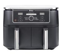 Ninja Foodi MAX Dual Zone AF400UK 9.5L Digital Air Fryer - 2 Drawers, 6-in-1, Max Crisp, Roast, Bake, Reheat, Dehydrate, Dishwasher Safe Baskets - Black