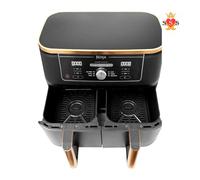 Ninja AF400UK, Foodi MAX Dual Zone Air Fryer, Black