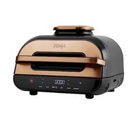 Ninja Foodi MAX Health Grill & Air Fryer 3.8L with Digital Cooking Probe, 6-in-1; Air Fry, Bake, Roast & more, Dishwasher Safe Parts, Large Grill Plate, Copper/Black Amazon Exclusive AG551UKCP