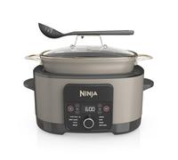 Ninja Foodi PossibleCooker, 8-in-1 Slow Cooker with Removable Non-Stick Pot, Steaming Rack, Integrated Spoon & Glass Lid, Slow Cook, Sear, Braise, Steam & more, 8L, Stone Gold, MC1001UKSTGD